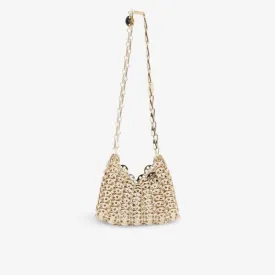 1969 Metal Nano Rabanne Shoulder Bag, Yellow