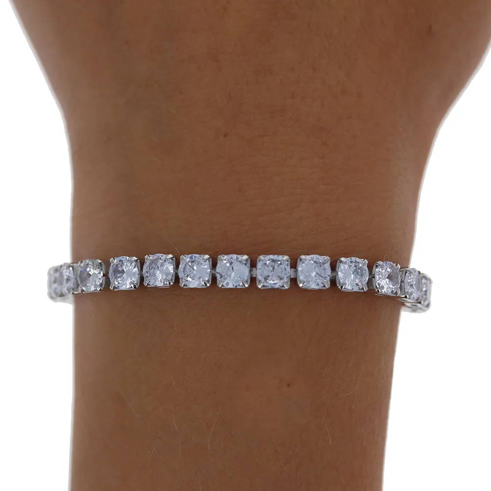 5mm CZ Pull Chain Bracelet