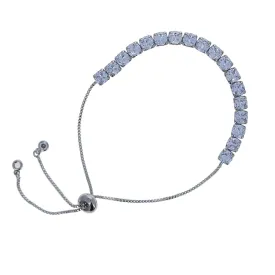 5mm CZ Pull Chain Bracelet