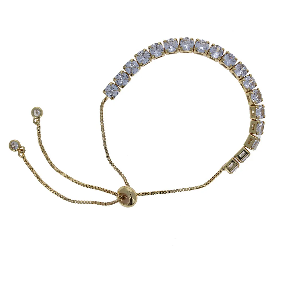 5mm CZ Pull Chain Bracelet