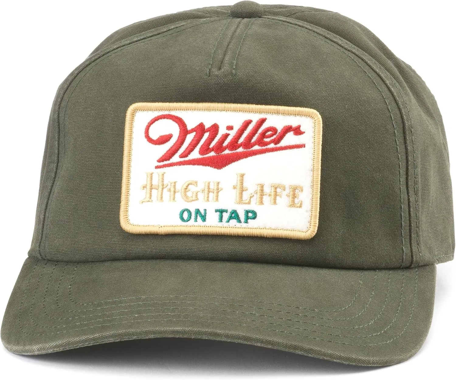 AMERICAN NEEDLE Miller High Life Beer Patch Unisex Adjustable Snapback Baseball Hat