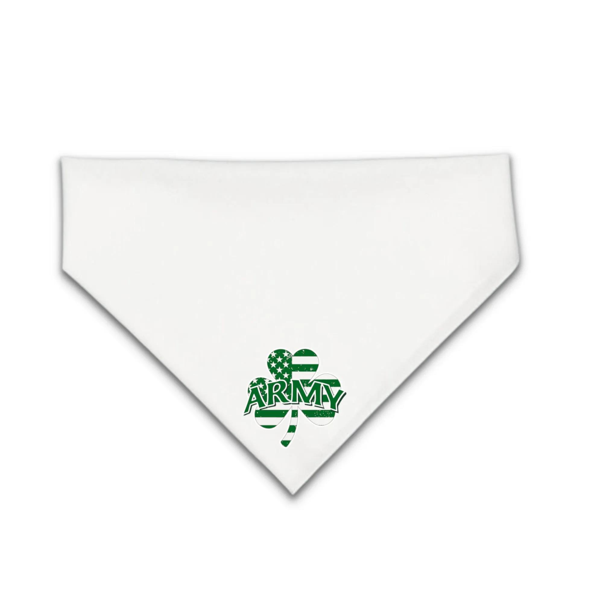 Army Shamrock Dog Bandana