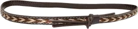 Beaded Vegan Leather Horsehair Hat Bands for Cowboy Panama Fedora Rancher Hats
