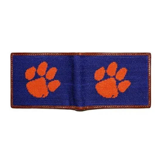 Clemson Needlepoint Bi-Fold Wallet