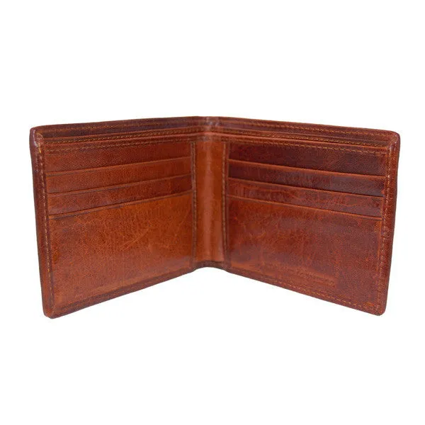 Crossed Clubs Needlepoint Wallet by Smathers & Branson