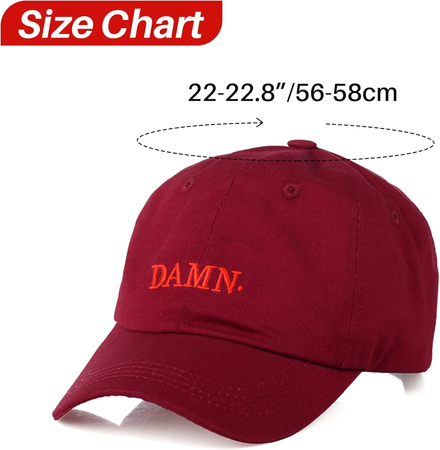 Embroidered Dad Hat Adjustable Snapback Baseball Cap