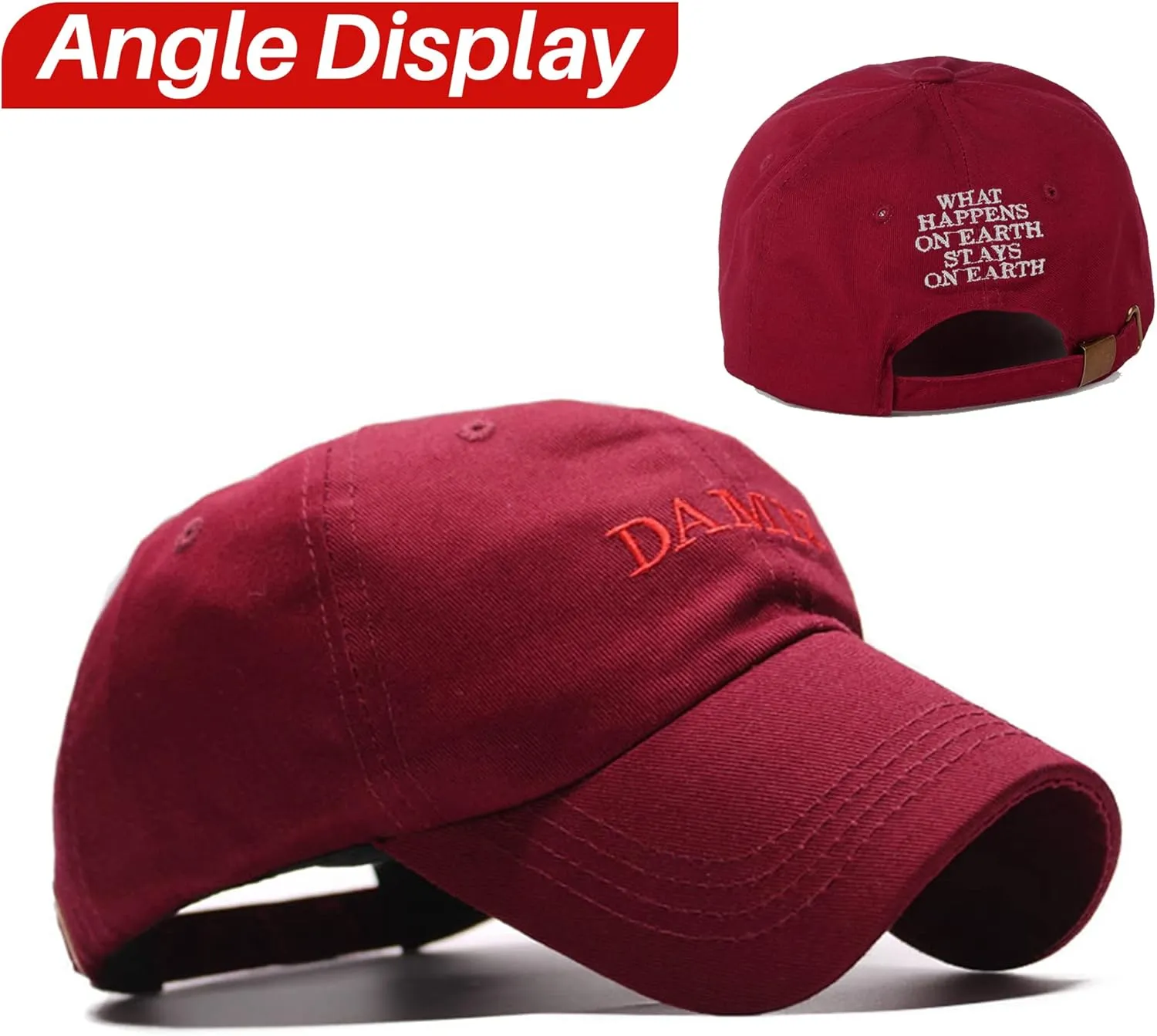 Embroidered Dad Hat Adjustable Snapback Baseball Cap