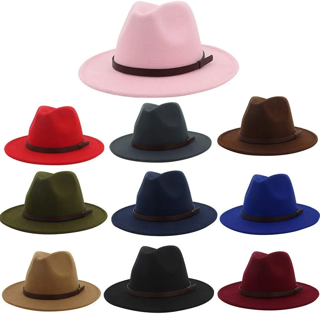 Fedora Hat Mens Fedora Hats for Men Hat Wool Sun Hat Panama Hat Panama Hat Men Wide Brim Fedora for Men