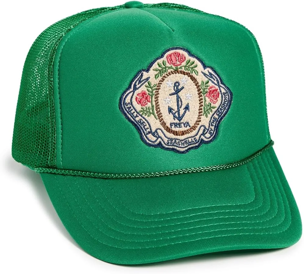 Freya Women's Trucker Hat, Sally Sells Seashells