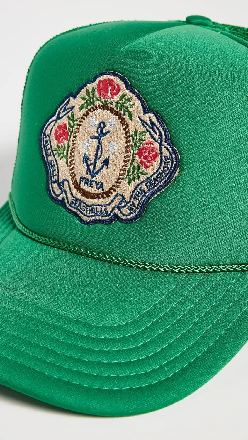 Freya Women's Trucker Hat, Sally Sells Seashells