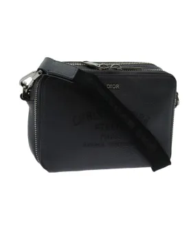 Gray Leather Shoulder Bag by Christian Dior - Authentic and Stylish