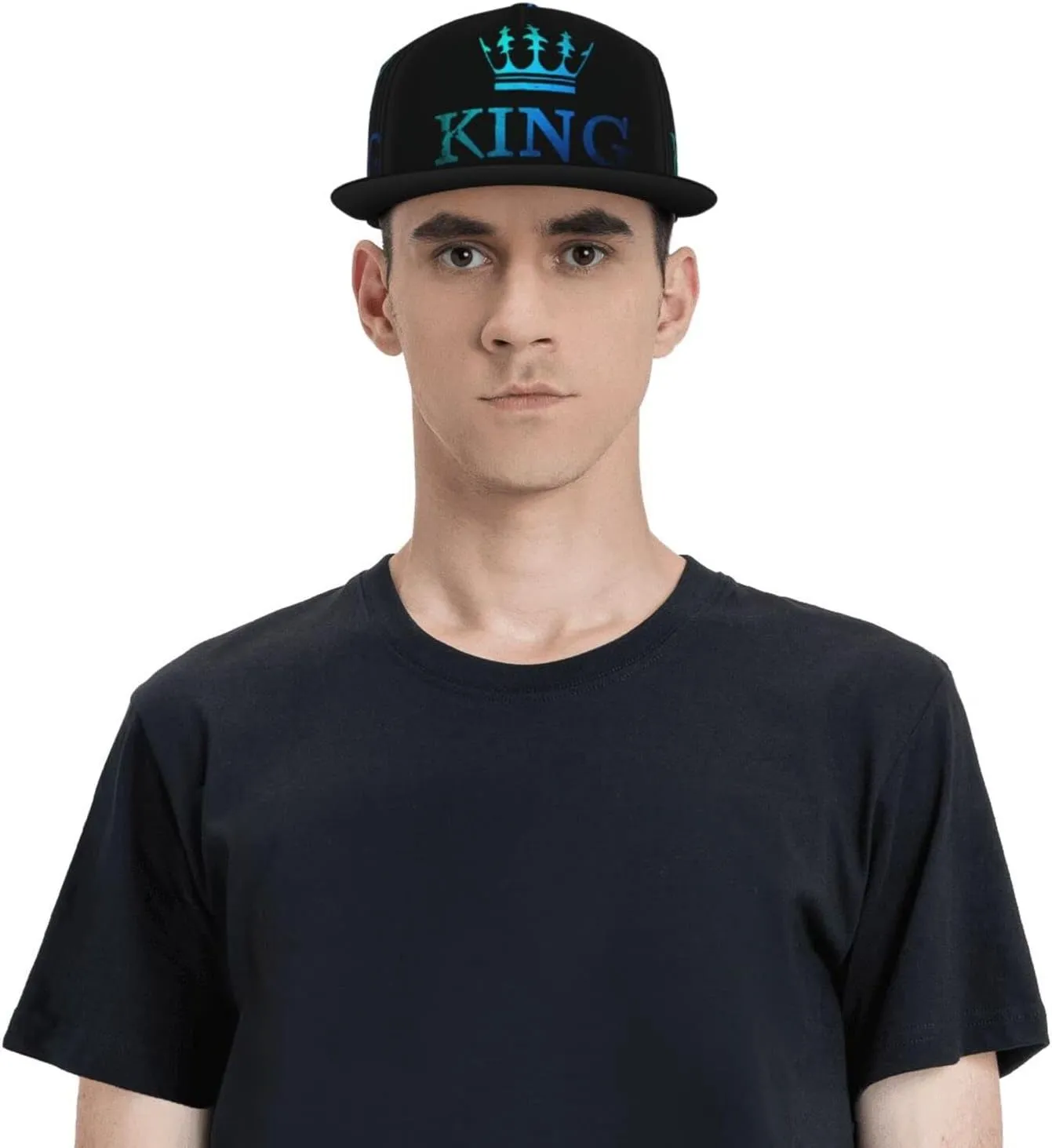 King Baseball Cap Men Cap Flat Brim Summer Fashion Hat Cool Cap for Women Men