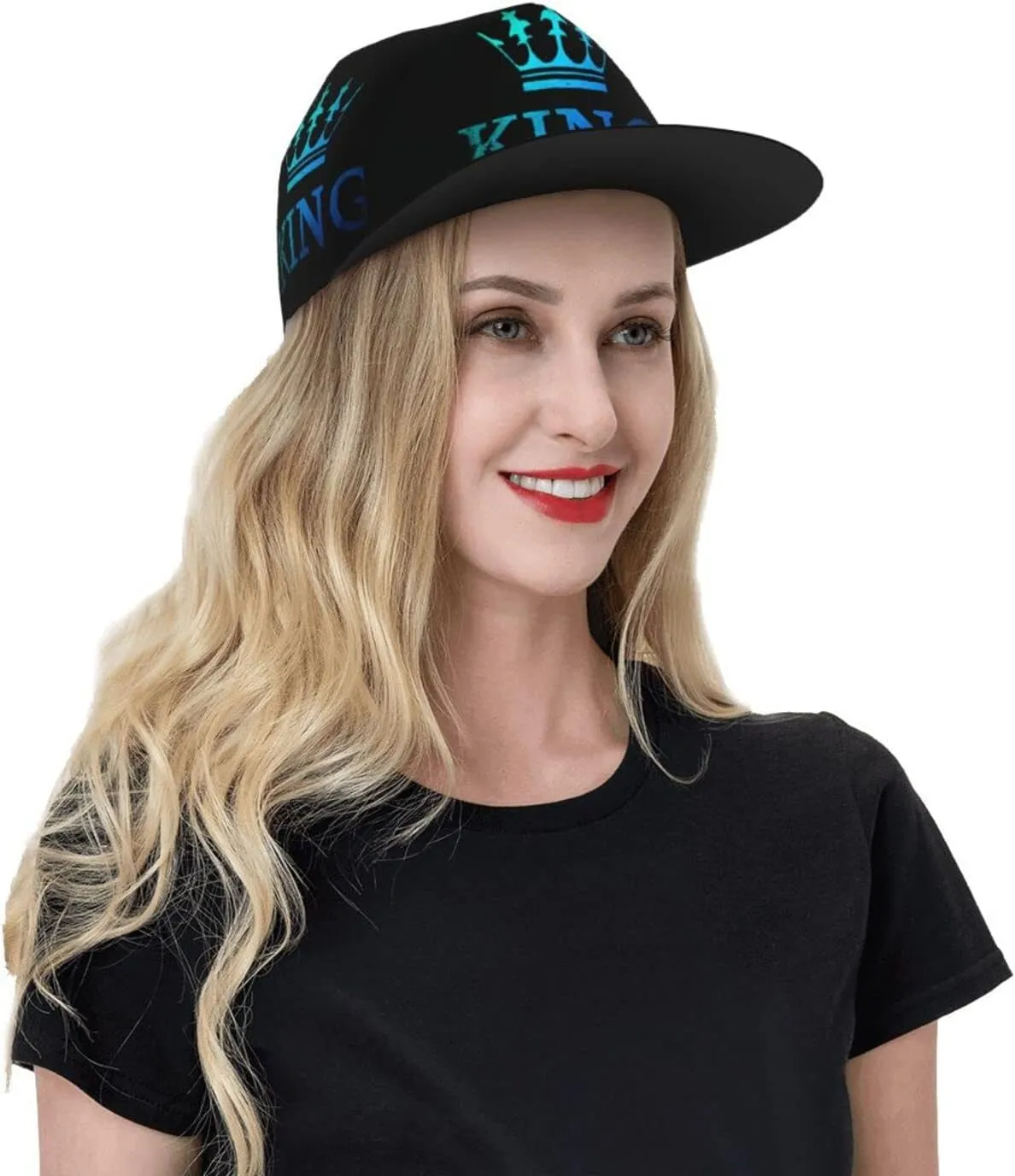 King Baseball Cap Men Cap Flat Brim Summer Fashion Hat Cool Cap for Women Men