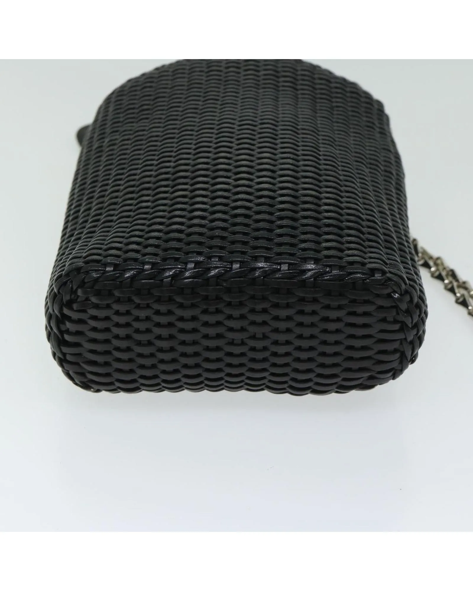 Leather Chain Shoulder Bag with Authentic GUCCI Design