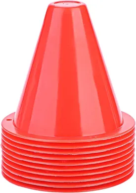 Mini Soccer Cones, 10Pcs Cones for Soccer Practice, 3.5 Inch Mini Agility Training Cones for Soccer, Skating, Football, Basketball, Indoor and Outdoor Games