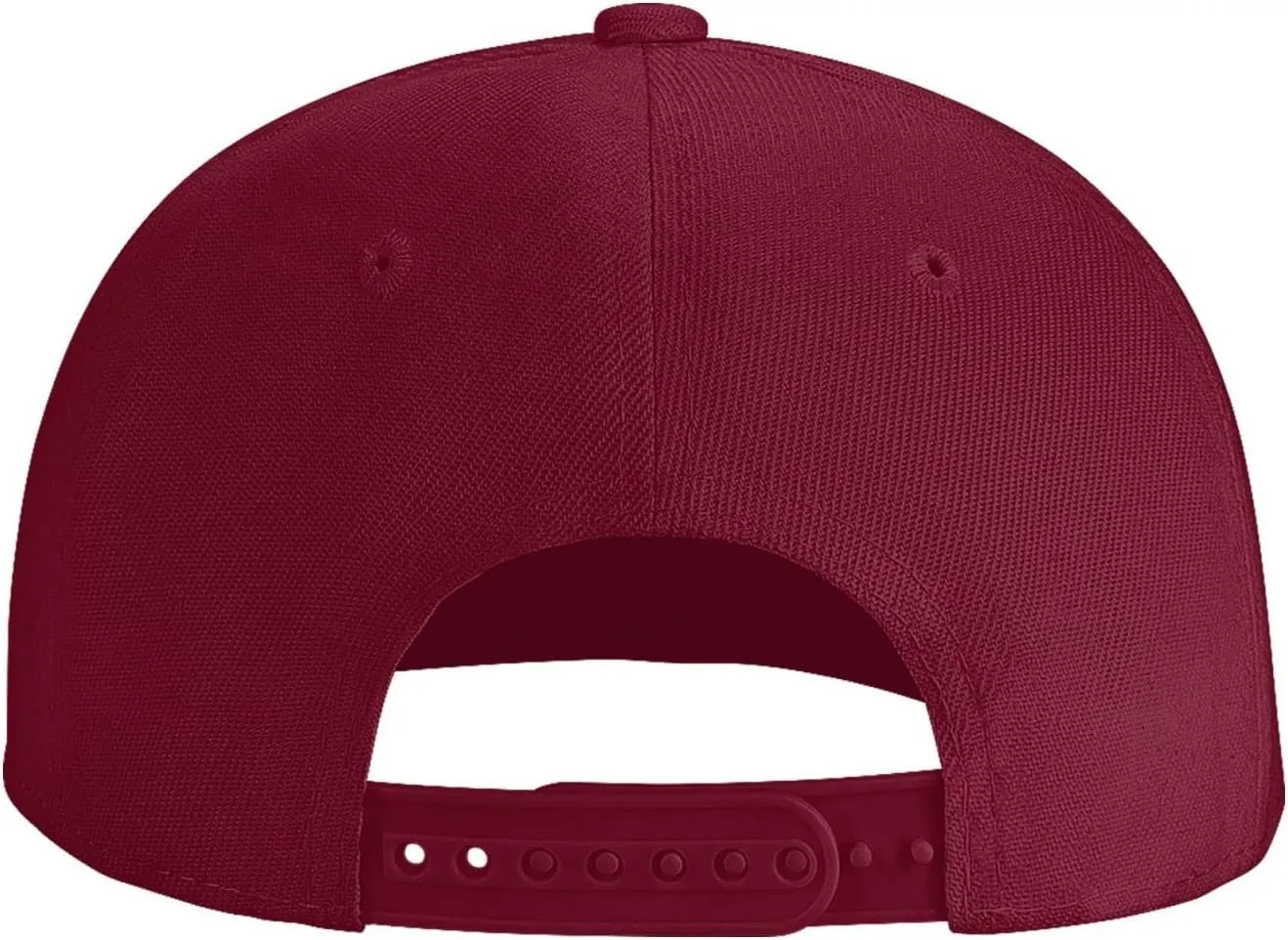 Moose Flat Bill Hat Unisex Fashion Adjustable Flat Brim Hat Black