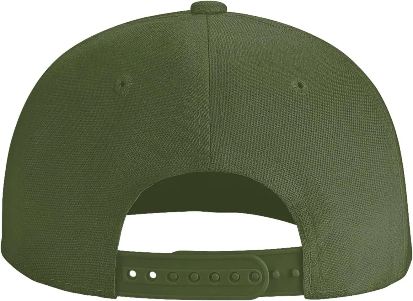 Moose Flat Bill Hat Unisex Fashion Adjustable Flat Brim Hat Black