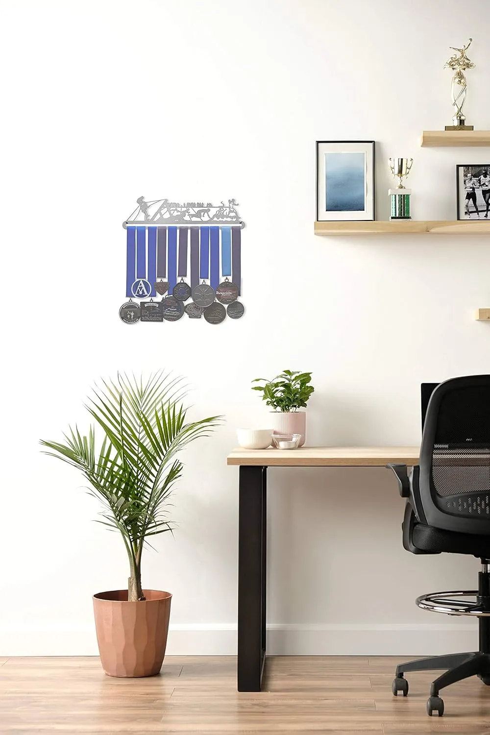 Obstacle Course (12" Wide with 1 Hang bar) - Medal Hanger Holder Display Rack - Multiple Variations Offered!