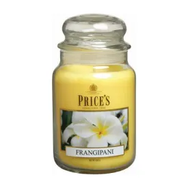 Prices Candles Scented Large Jar - Frangipani