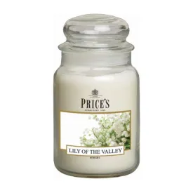 Prices Candles Scented Large Jar - Lily of The Valley