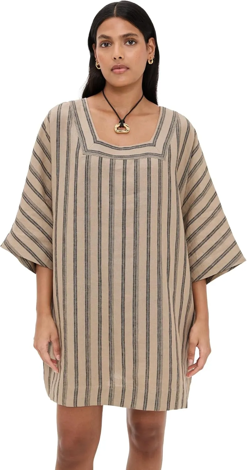 STAUD Women's Manuela Linen Dress