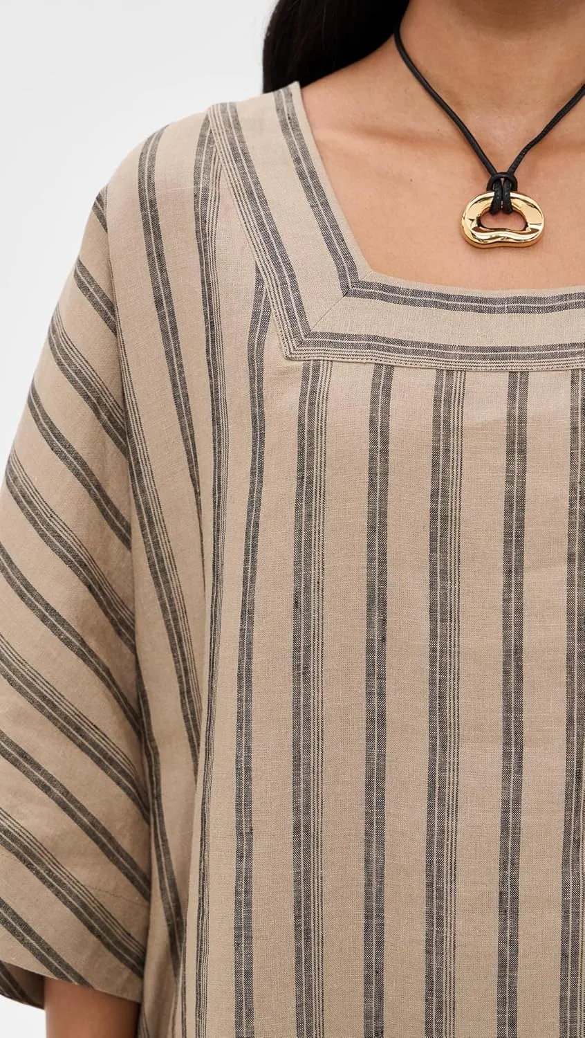STAUD Women's Manuela Linen Dress