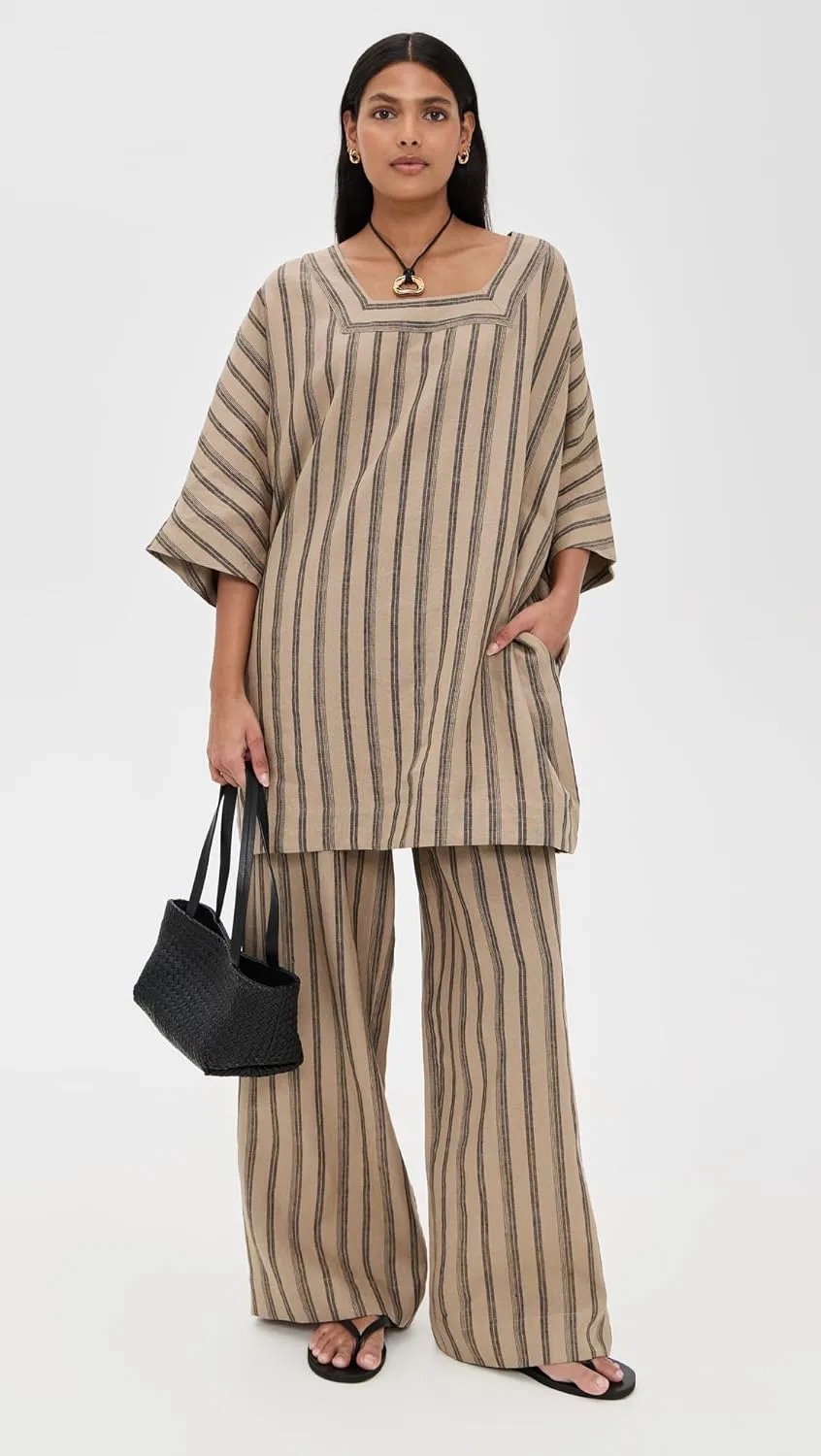 STAUD Women's Manuela Linen Dress