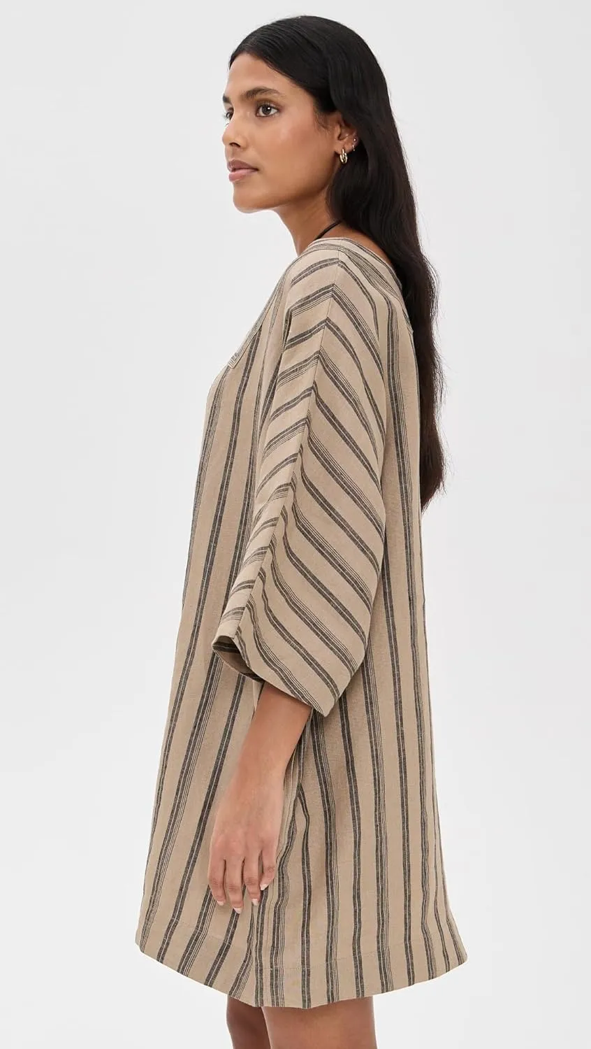 STAUD Women's Manuela Linen Dress