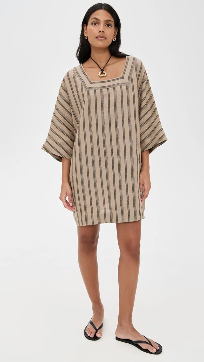 STAUD Women's Manuela Linen Dress