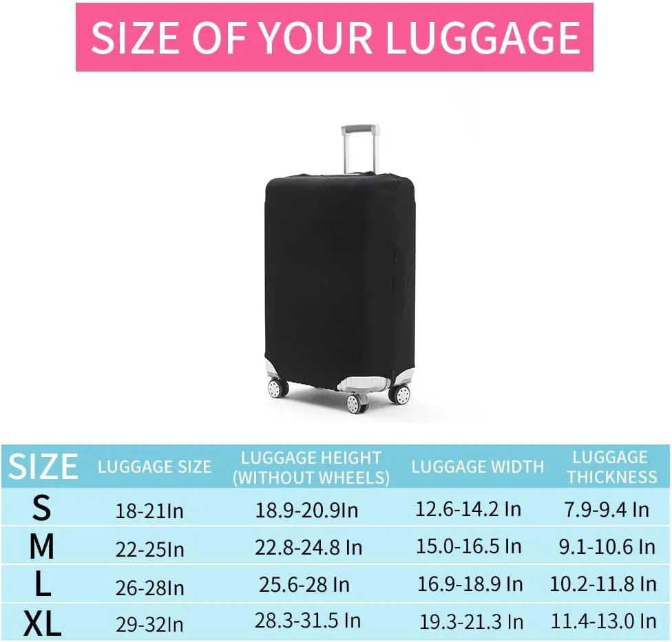 Travelkin Luggage Cover Suitcase cover Suitcase Protector Fits 26-28 Inch Luggage