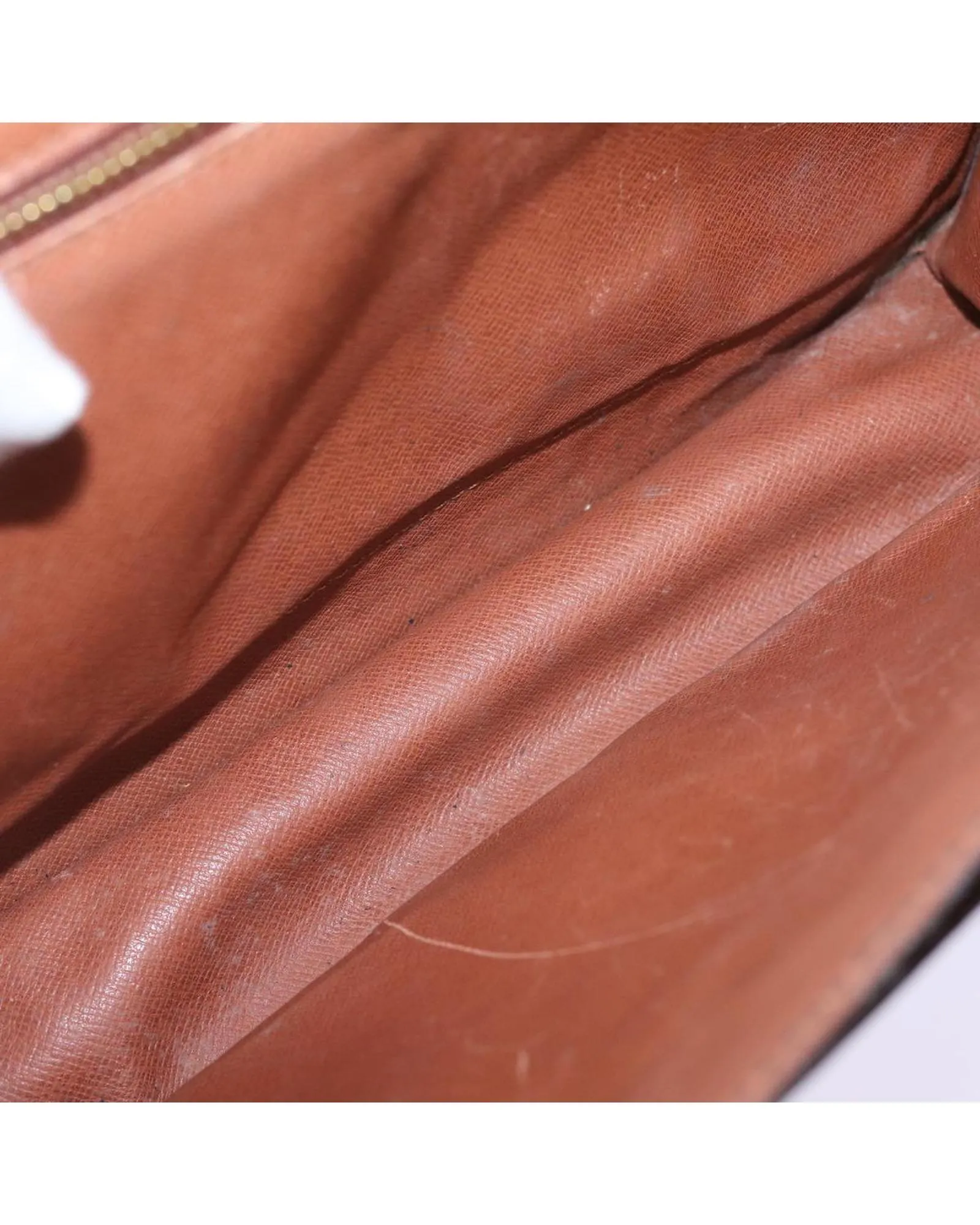 Vintage Monogram Canvas Shoulder Bag with Top Handle
