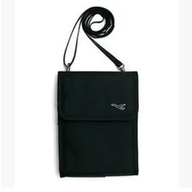 Women Messenger Passport Cover Travel Wallet Document Holder Inclined shoulder bag Passport ID Credit Card Holder