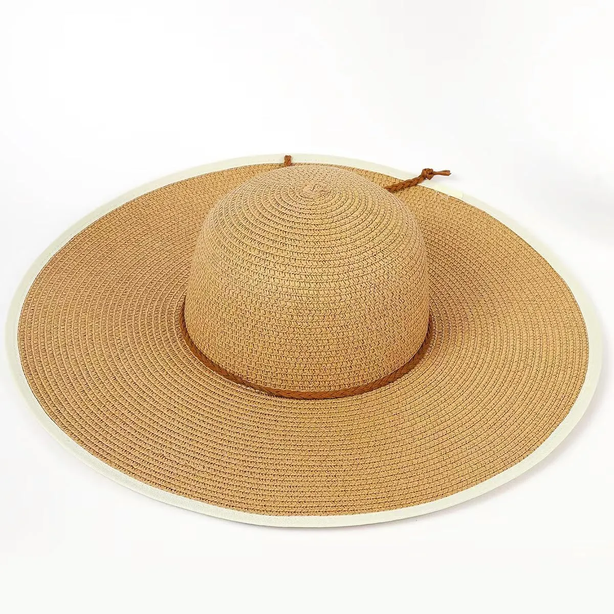 Women's Foldable Wide-Brimmed Beach Hat Summer Sun Beach Hat