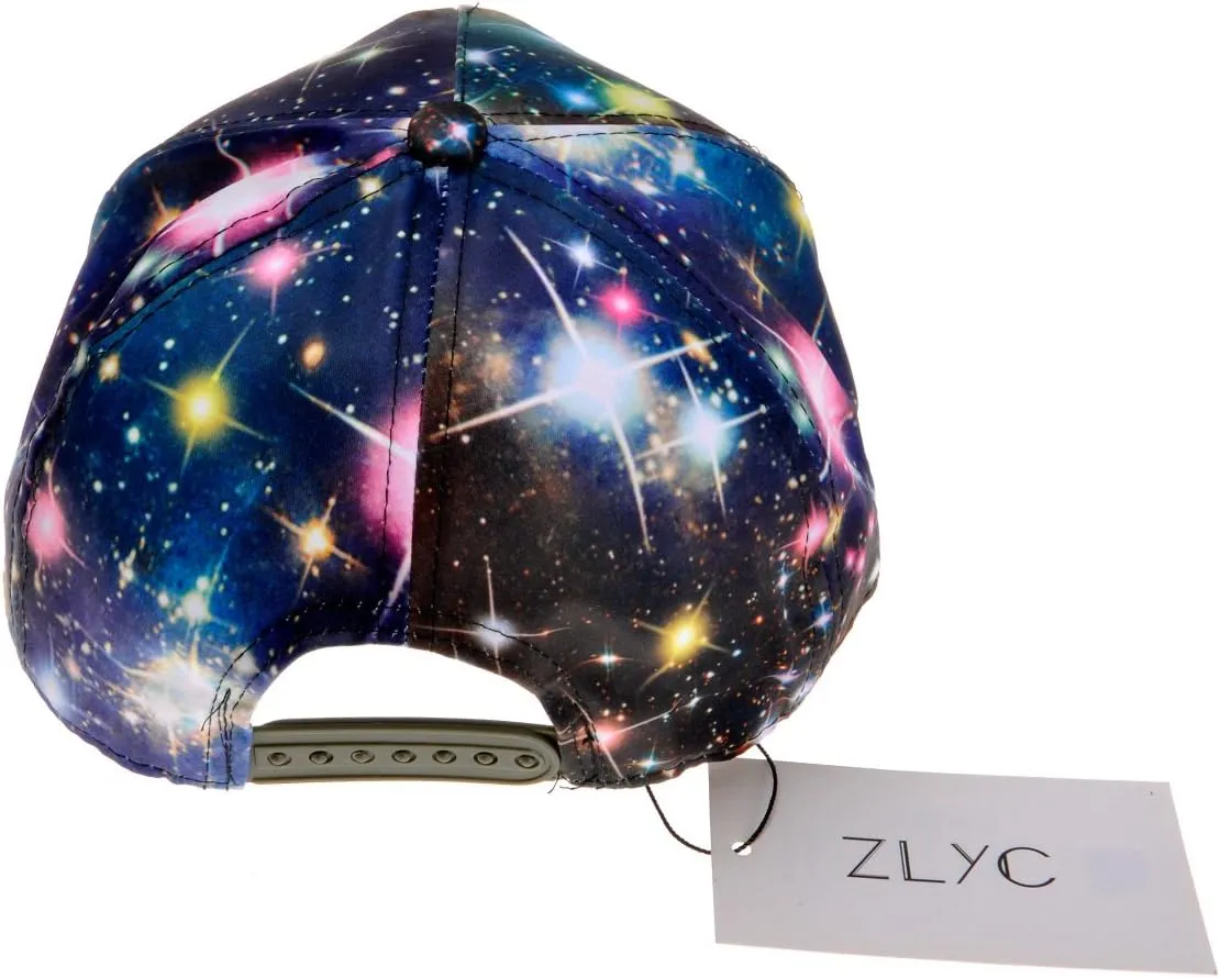 ZLYC Women Fashion Floral Print Baseball Cap Hawaiian Adjustable Snapback Dad Hat